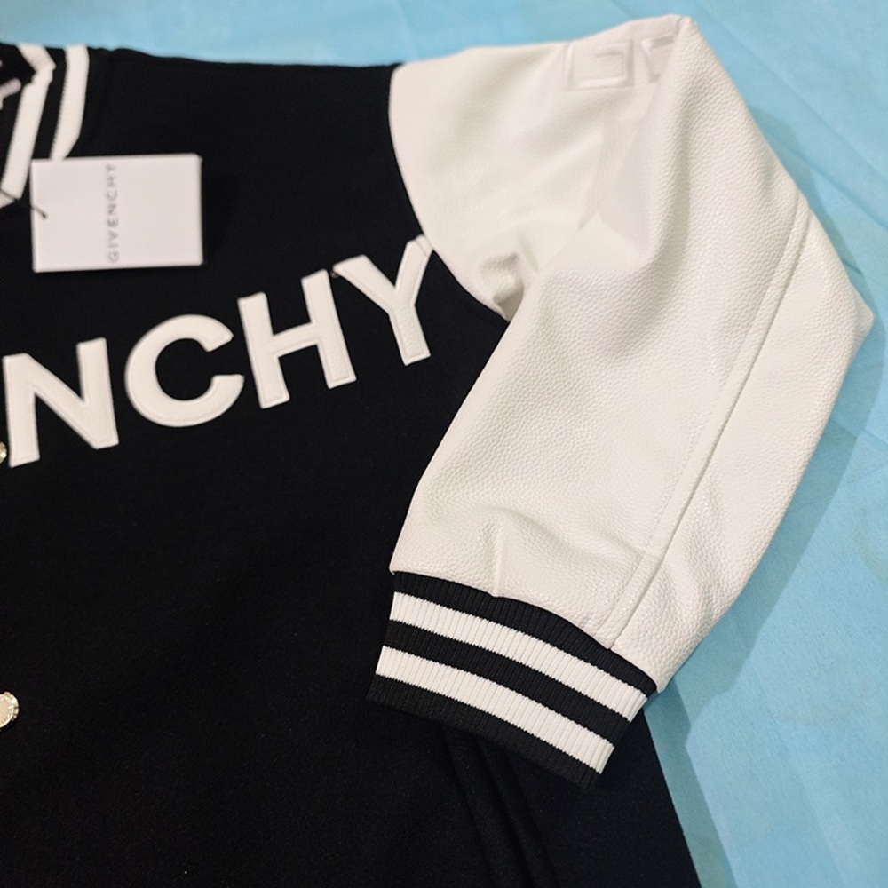 Givenchy Wool and Leather Bomb Jacket - Picture 6 of 10